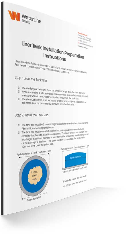 Aquamet Line Line Tank Instllation Guide